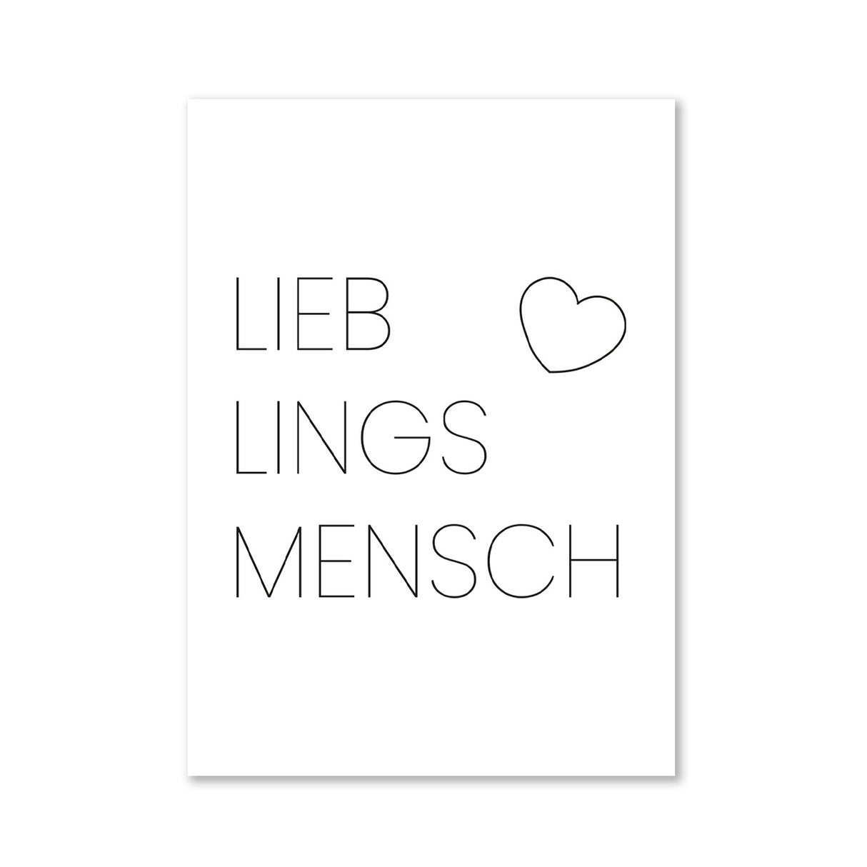 Lieblingsmensch - Magnet