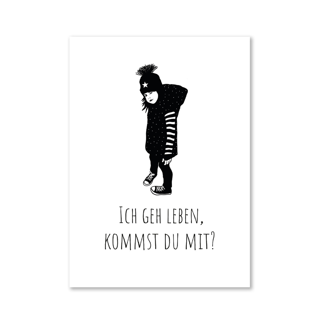 Ich geh leben, kommst du mit - Magnet