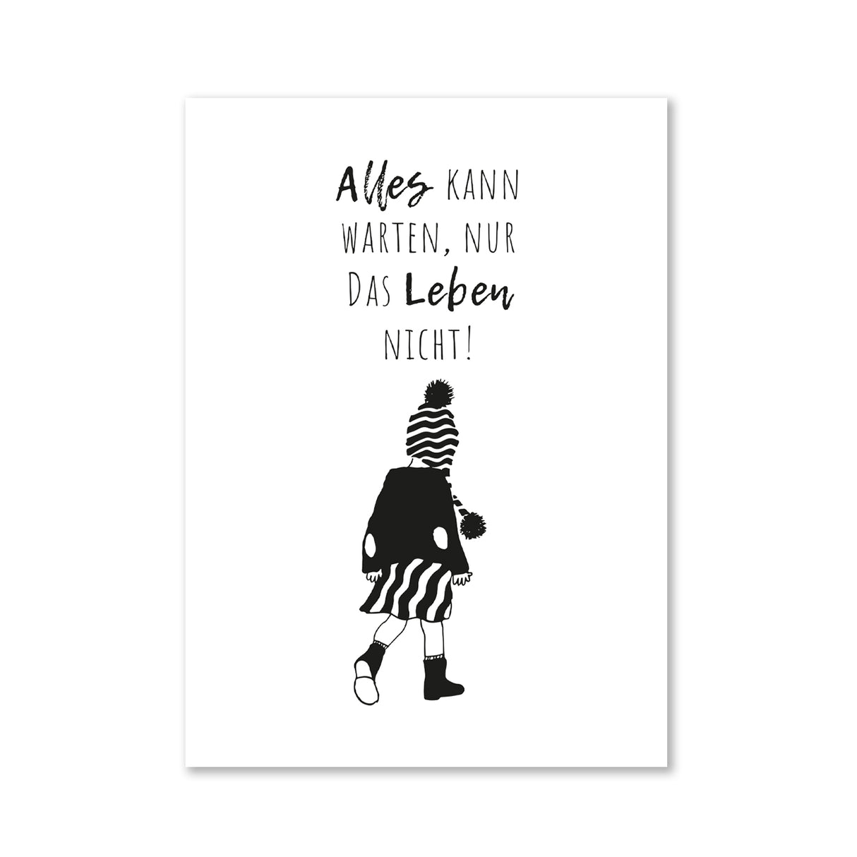 Alles kann warten, nur das Leben nicht - Magnet