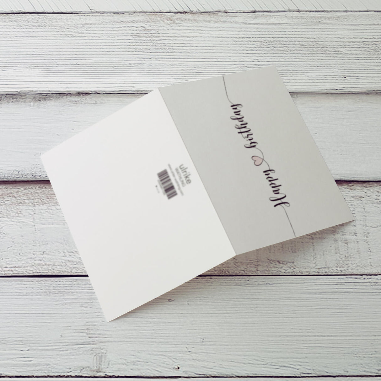 Happy Birthday - Klappkarte mit Umschlag