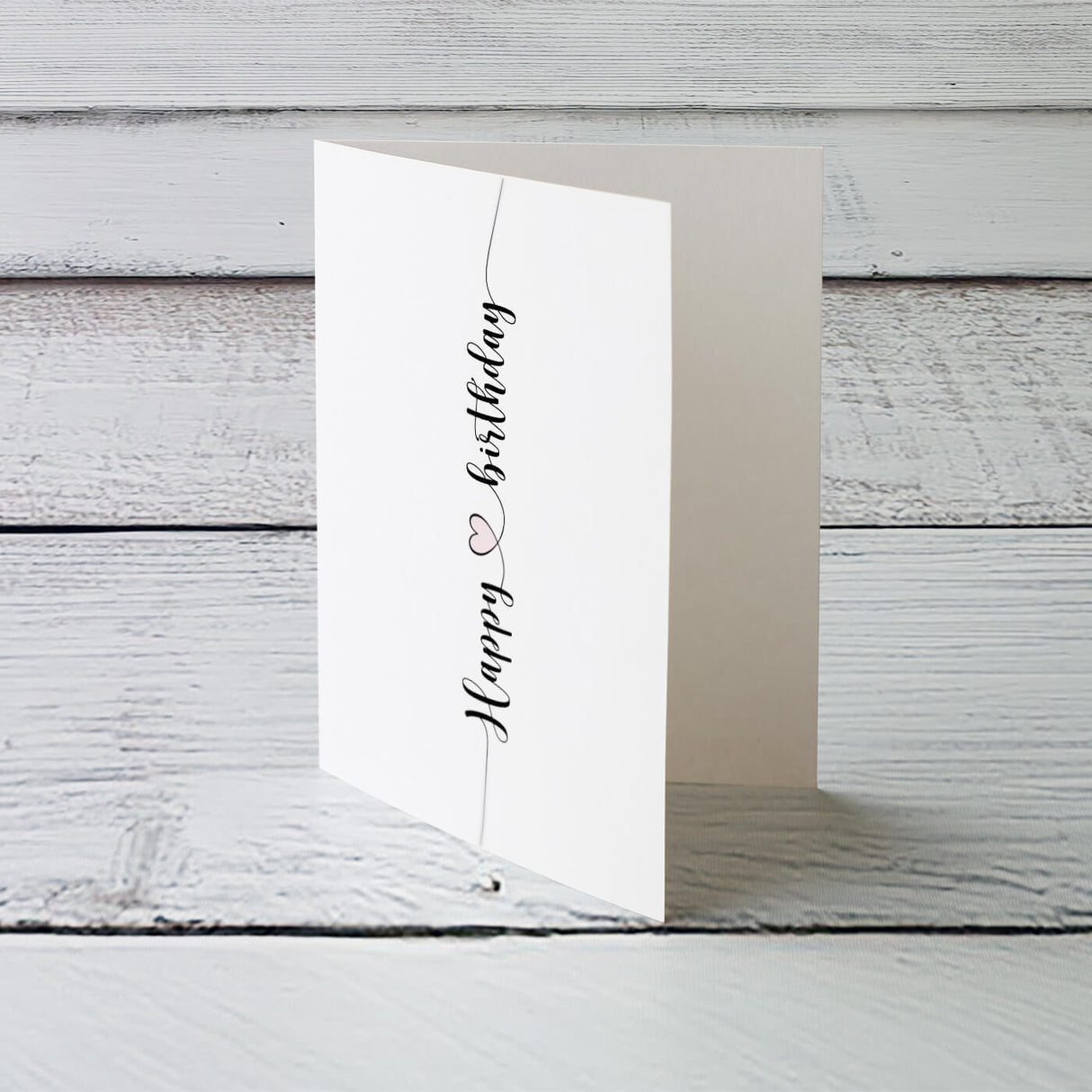 Happy Birthday - Klappkarte mit Umschlag