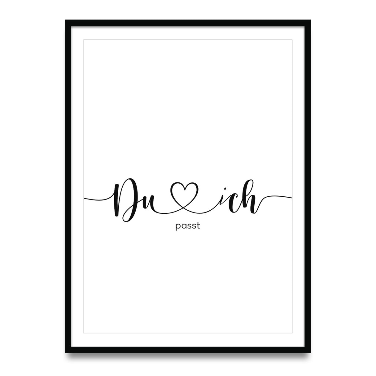 Du, ich, passt - Poster