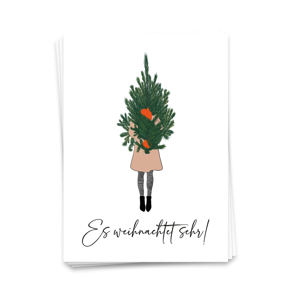 Es weihnachtet sehr - Weihnachtskarte