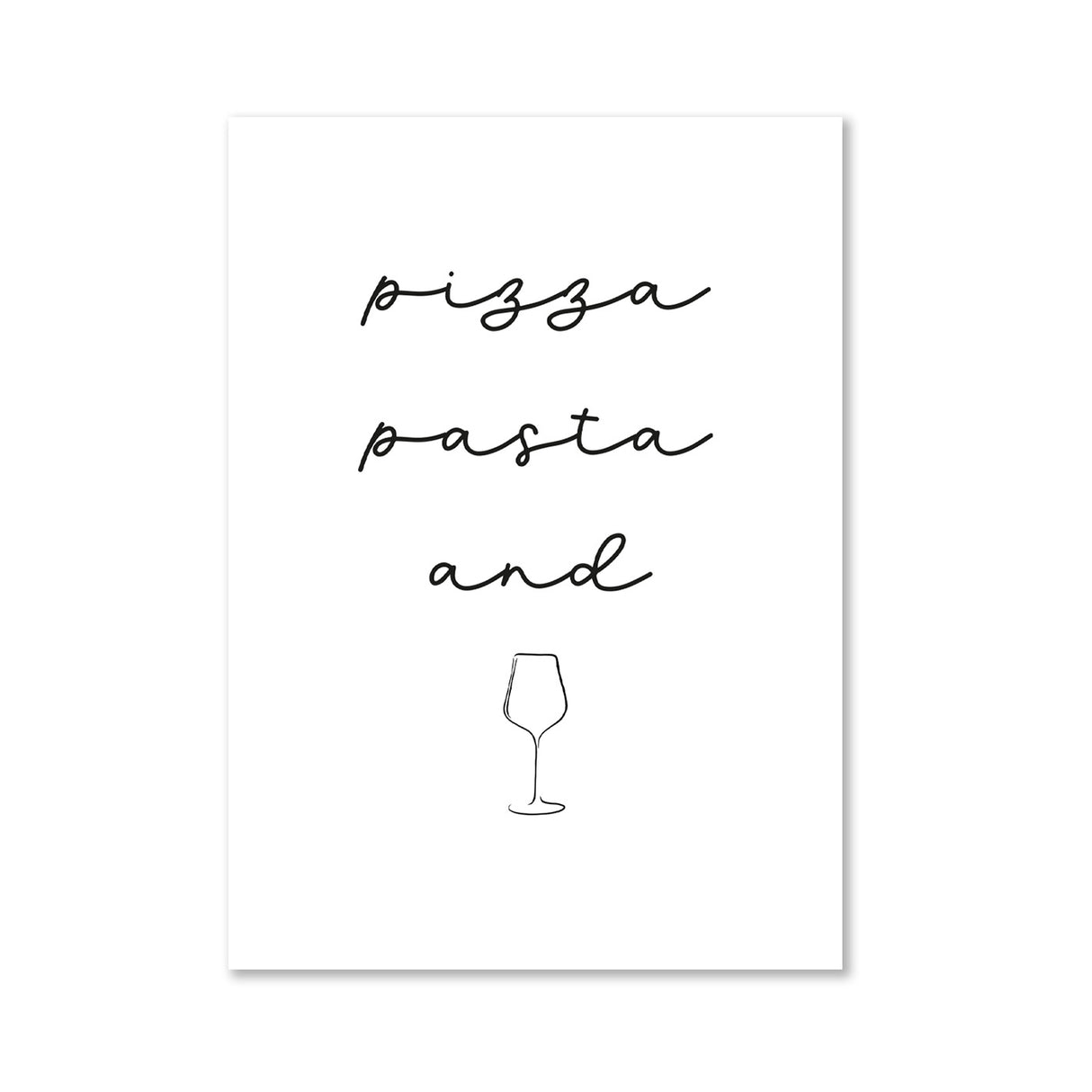 Pizza, Pasta and Vino - Magnet