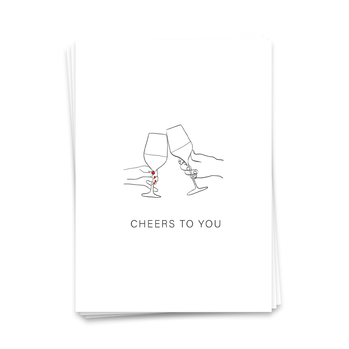 Cheers to you - Postkarte