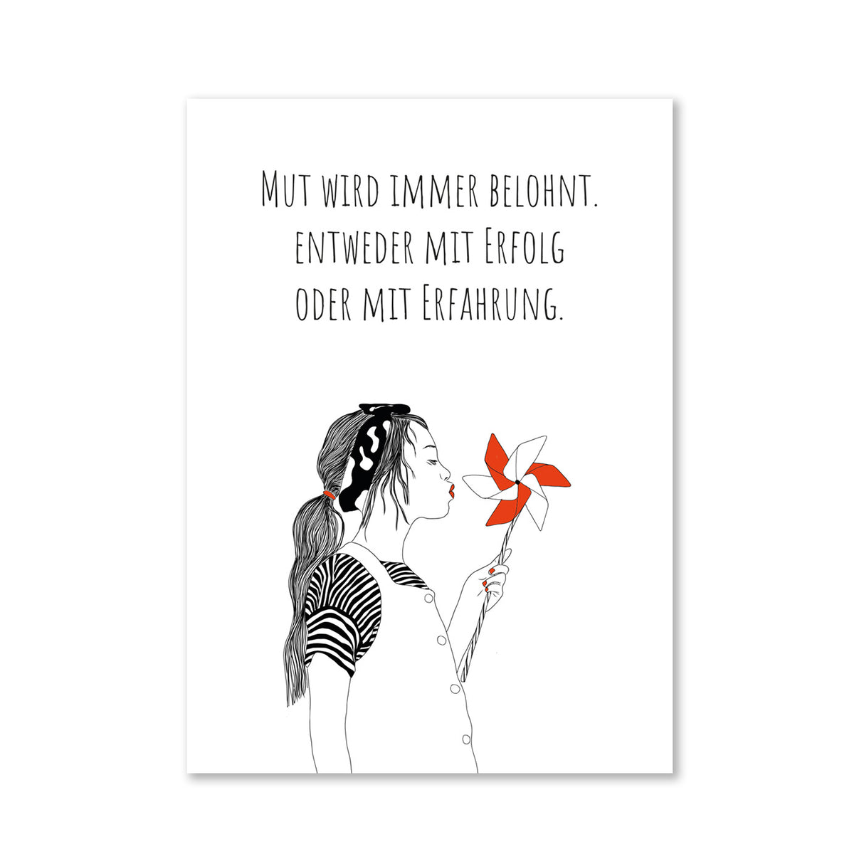 Mut wird immer belohnt - Magnet