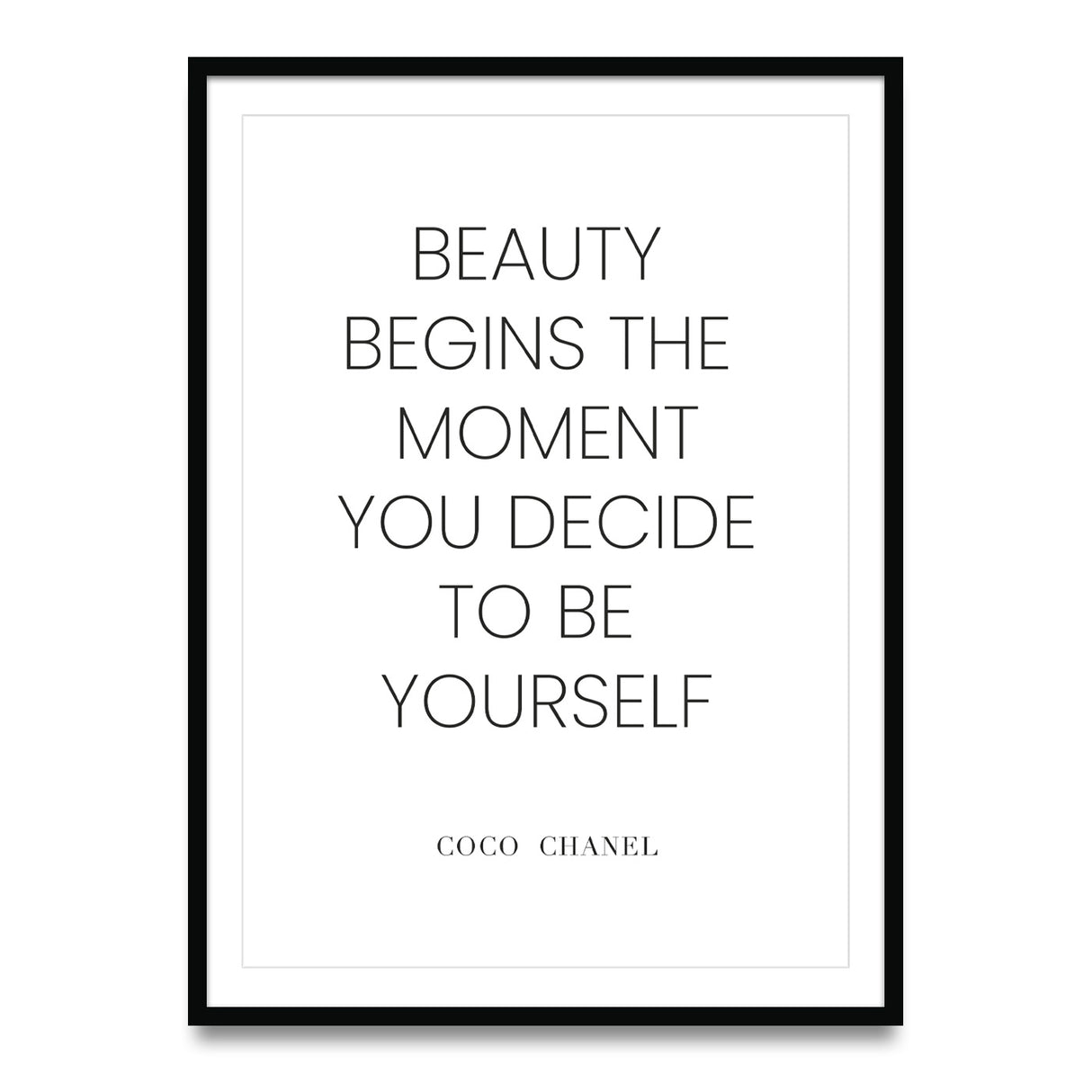 Coco Chanel - Poster