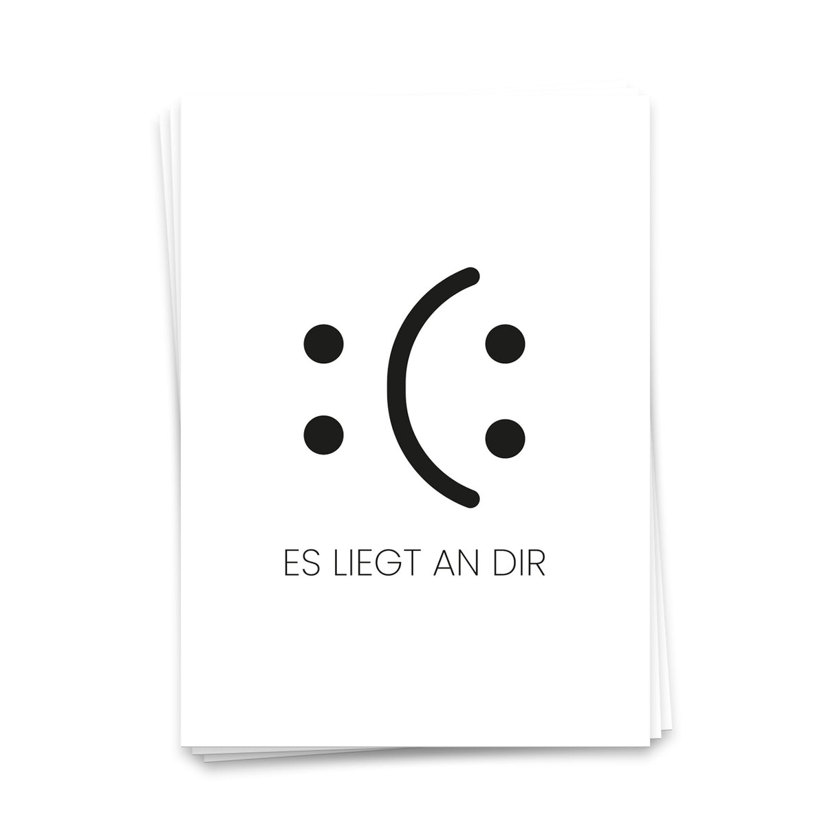 Es liegt an dir - Postkarte