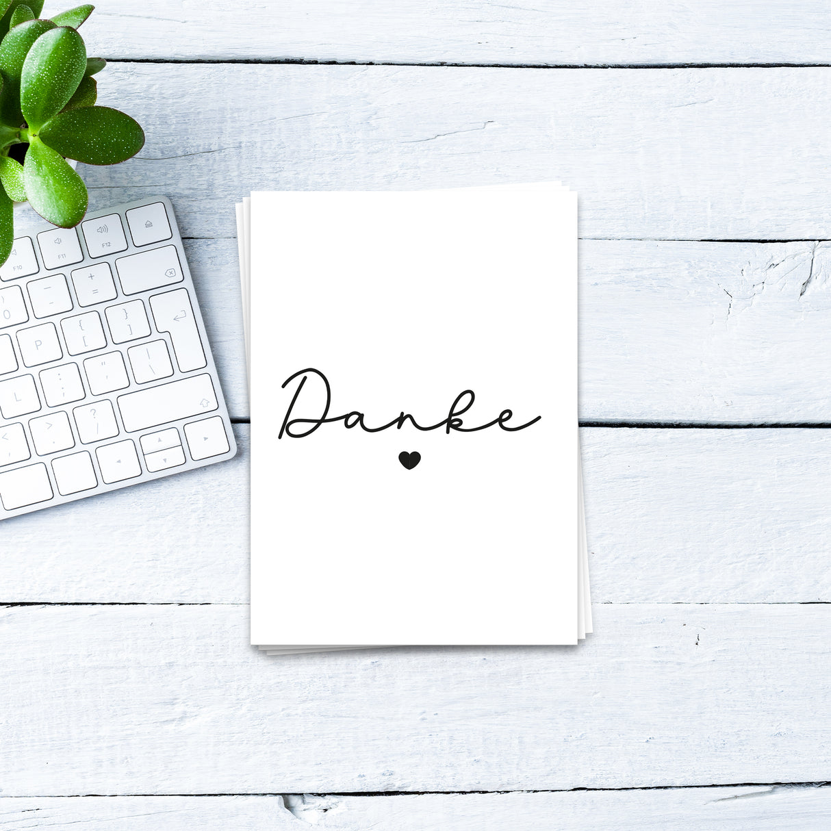 Thank you - Postkarte