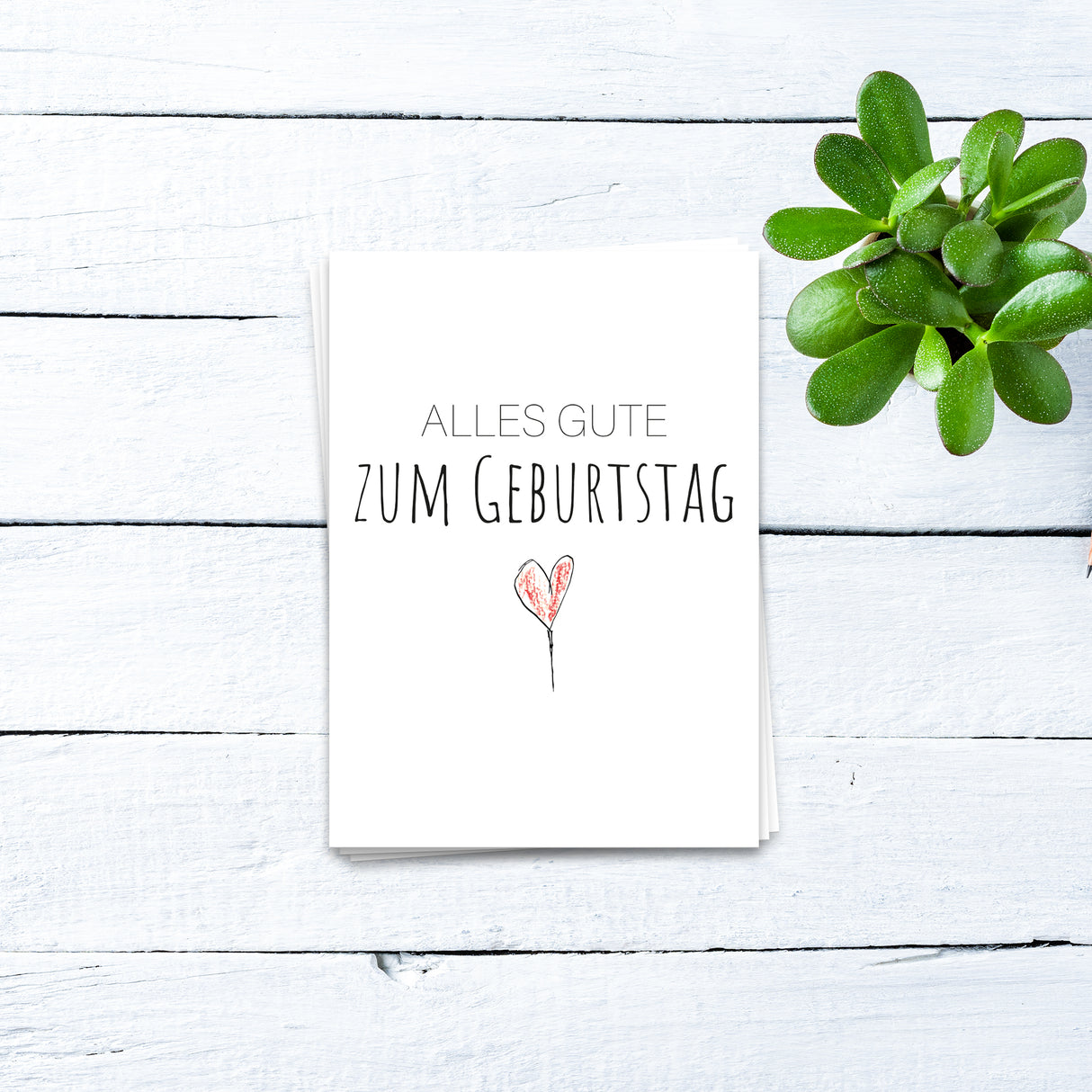 Alles Gute zum Geburtstag - Postkarte
