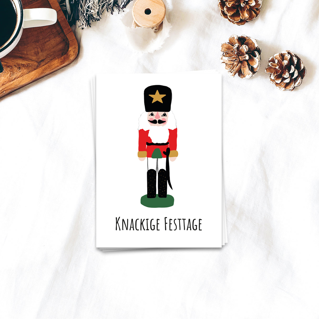 Knackige Festtage - Weihnachtskarte