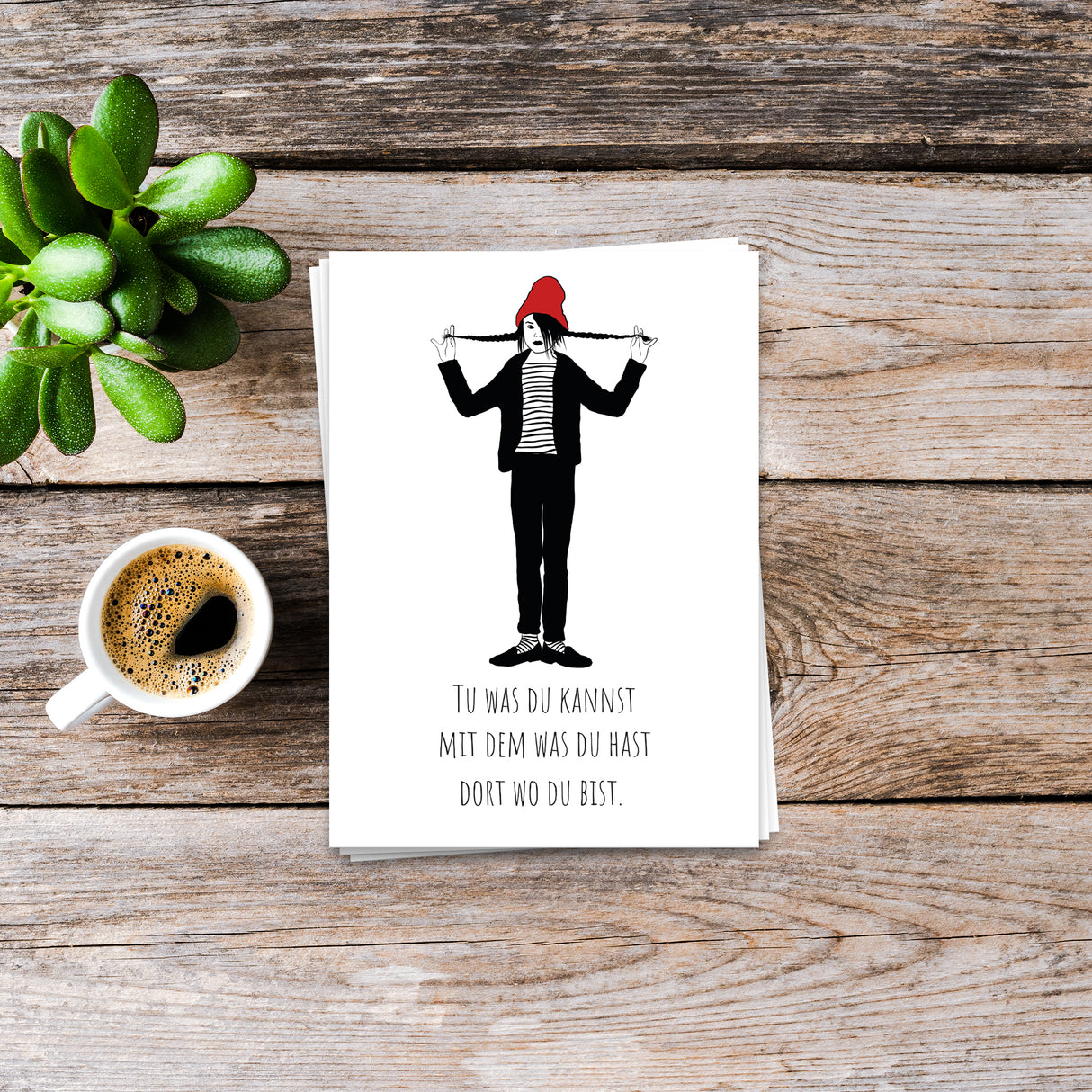 Tu was du kannst - Postkarte