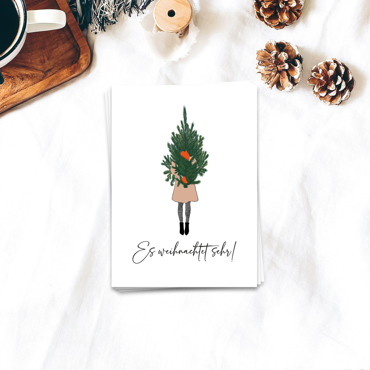 Es weihnachtet sehr - Weihnachtskarte