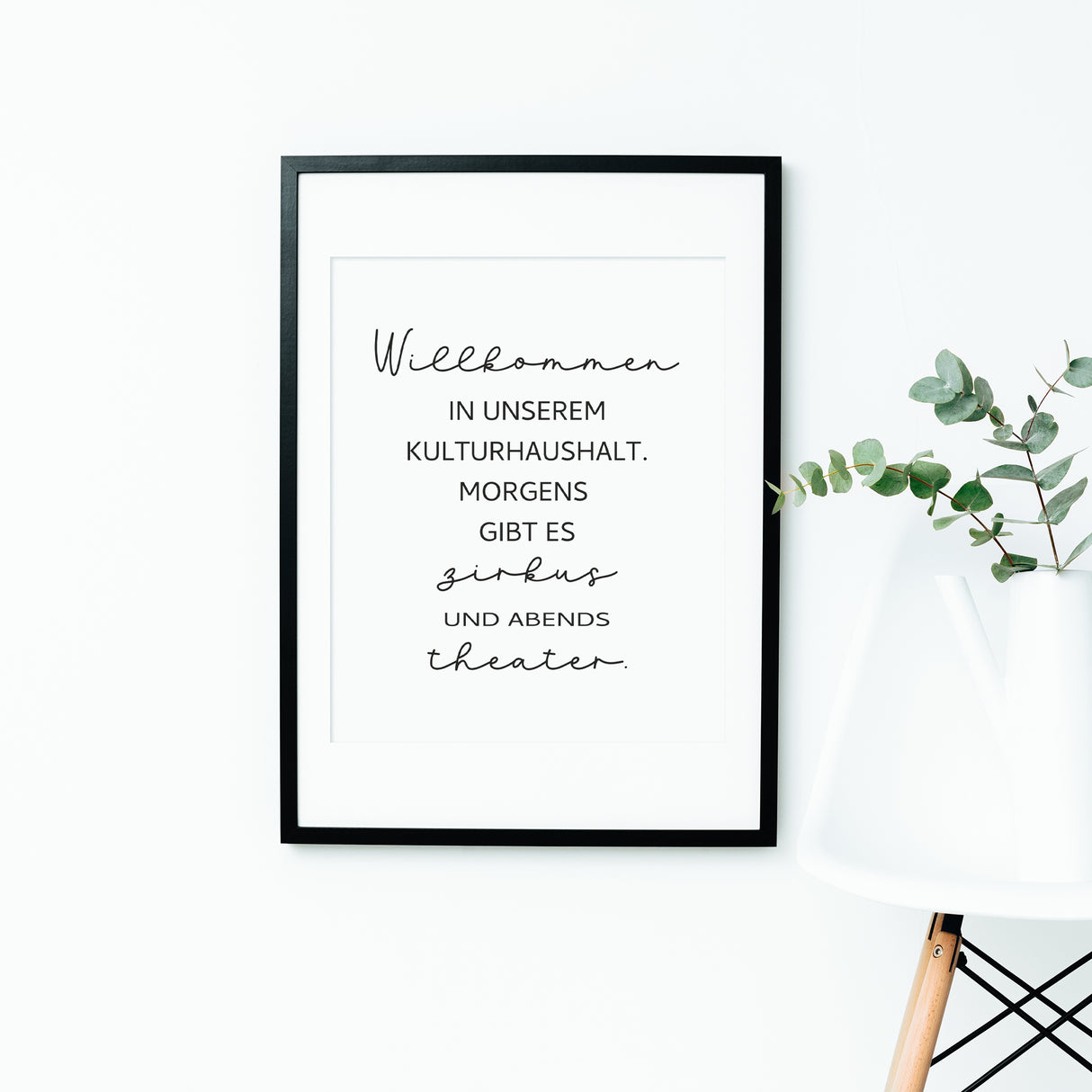 Willkommen in unserem Kulturhaushalt - Poster