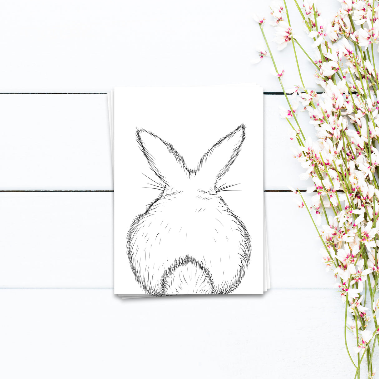 Osterhase - Postkarte
