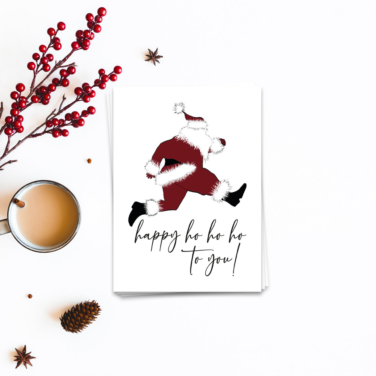 Happy hohoho to you - Weihnachtskarte