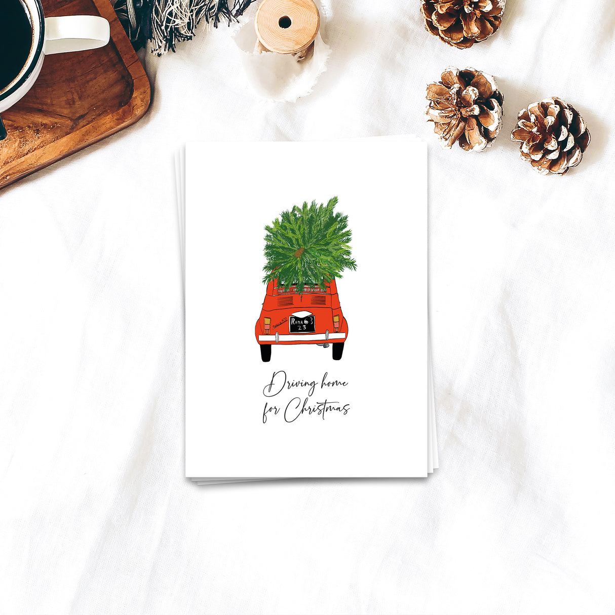 Driving home for christmas - Weihnachtskarte