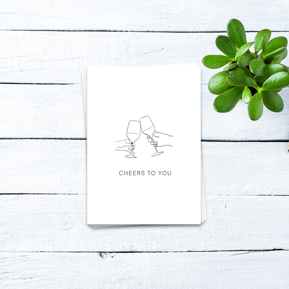 Cheers to you - Postkarte