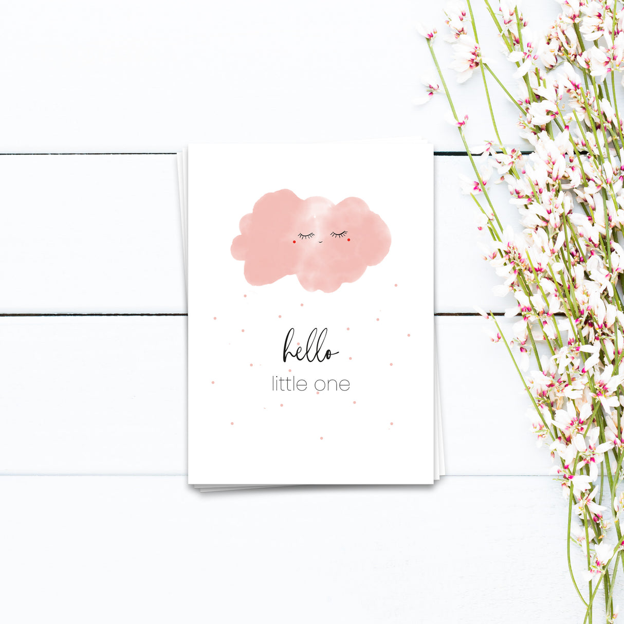 Hello little one - Postkarte