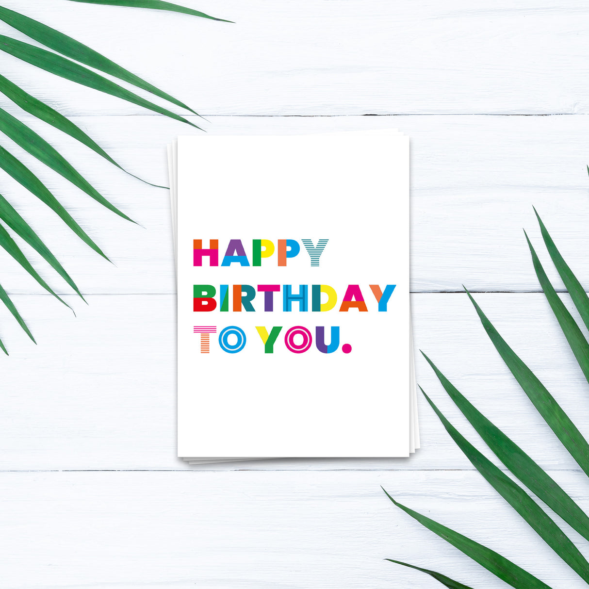 Happy Birthday to you - Postkarte