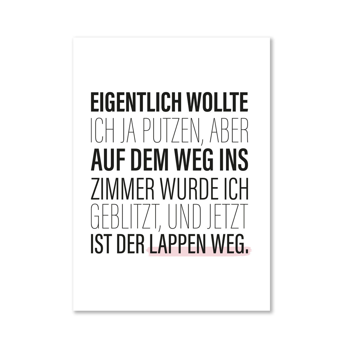 Eigentlich wollte ich ja putzen - Magnet