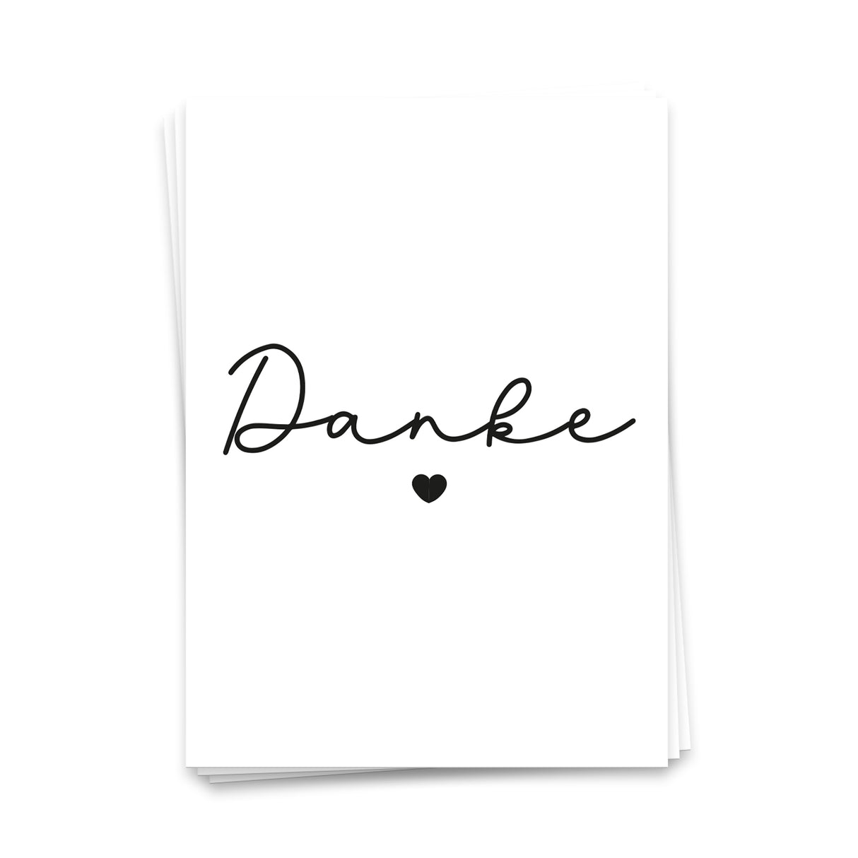 Thank you - Postkarte