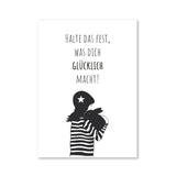 Halte das fest, was dich glücklich macht - Magnet