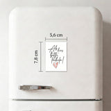 Ab hier bitte lächeln - Magnet