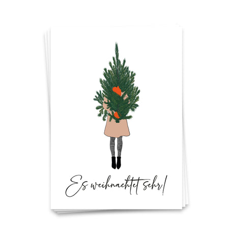 Es weihnachtet sehr - Weihnachtskarte