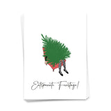 Entspannte Feiertage - Weihnachtskarte