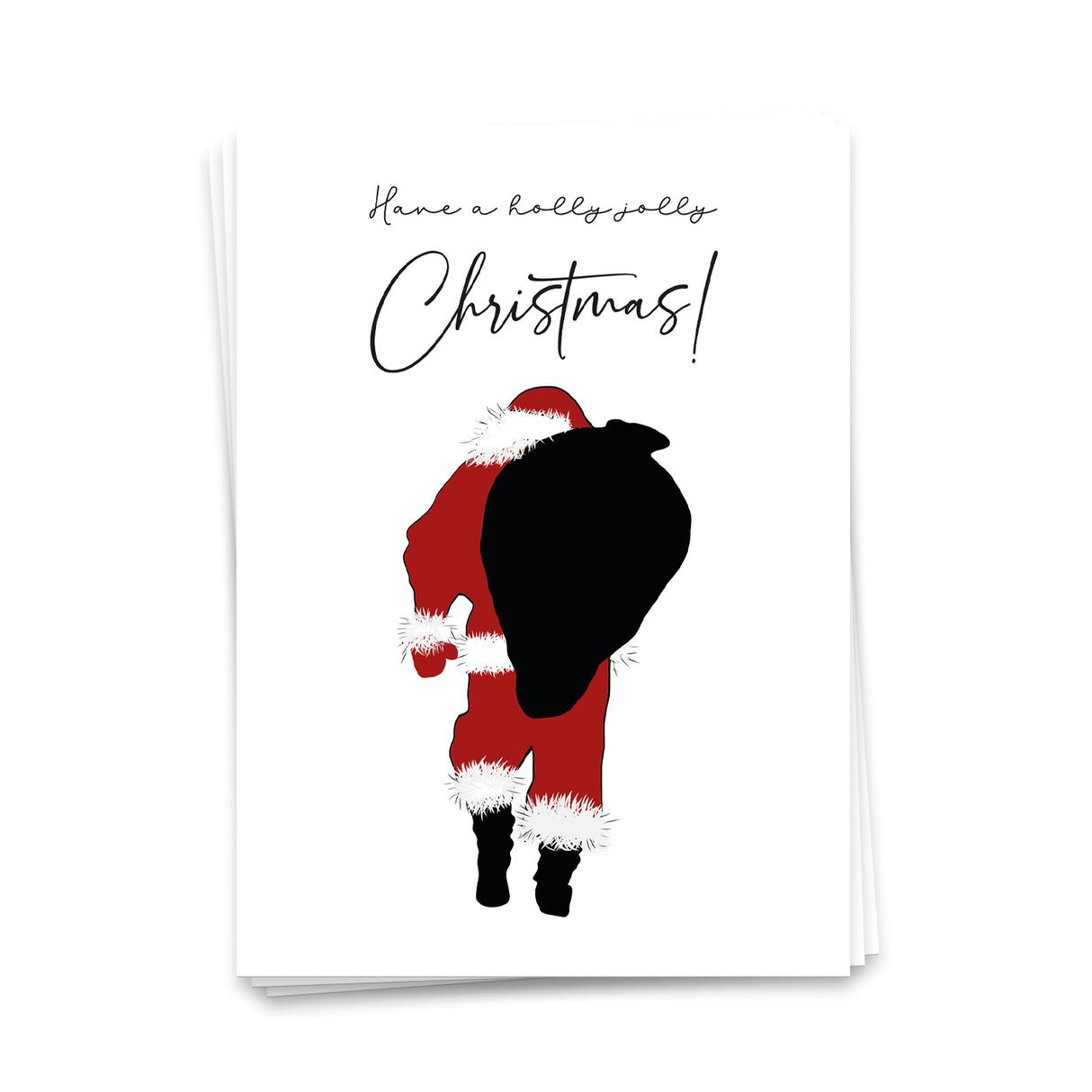 Holly jolly christmas - Weihnachtskarte