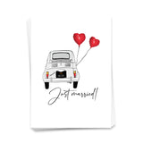 Just married - Postkarte