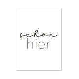 Schön hier - Magnet