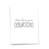 Zum Geburtstag - Postkarte