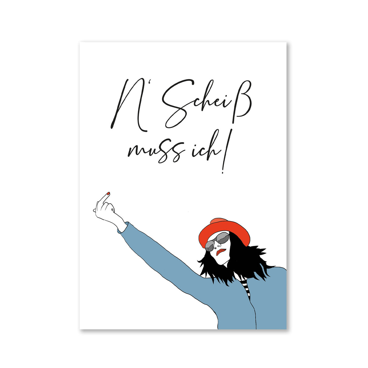 N' Scheiß muss ich - Magnet