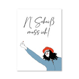 N' Scheiß muss ich - Magnet
