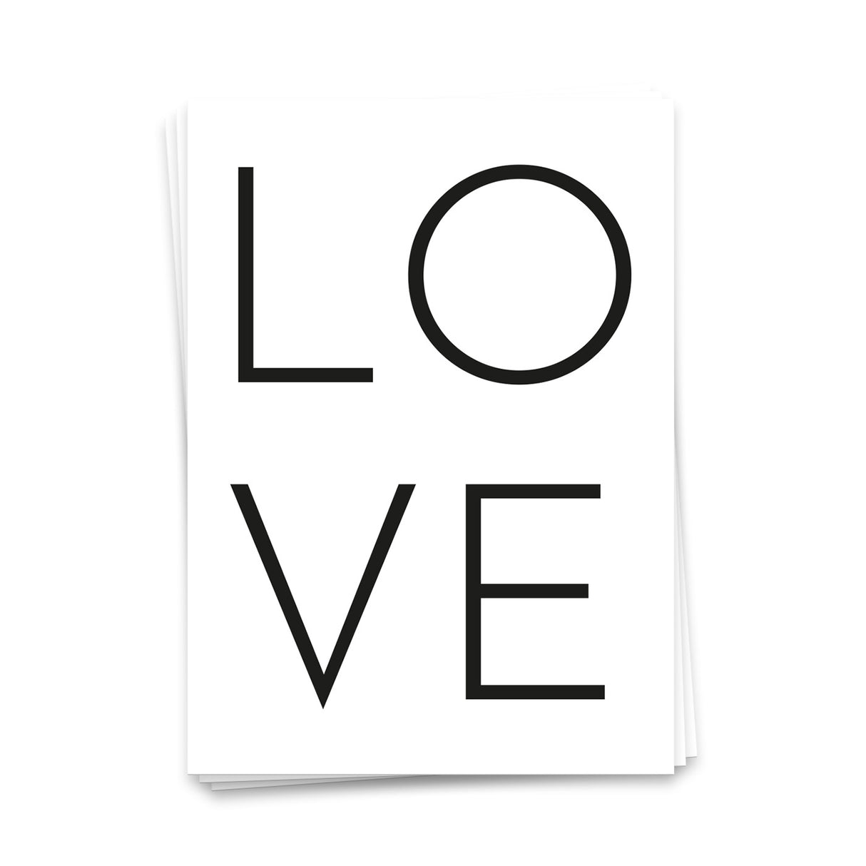 Love -  Postkarte