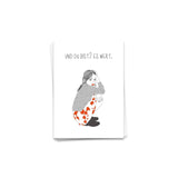 Und du bist? Es wert. - Postkarte