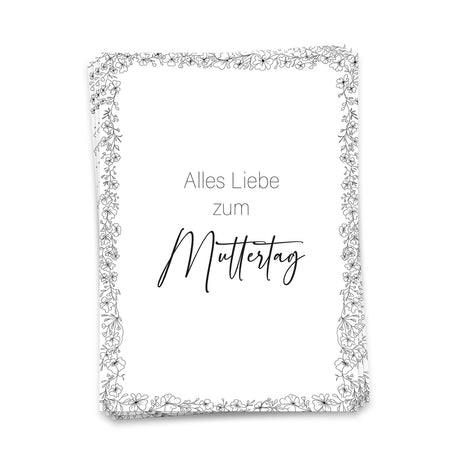 Alles Liebe zum Muttertag - Postkarte