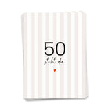 50 steht dir - Postkarte