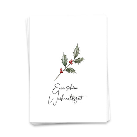 Eine schöne Weihnachtszeit - Weihnachtskarte