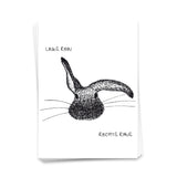 Links rein, rechts raus - Postkarte