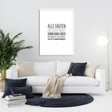 Alle sagten das geht nicht - Poster