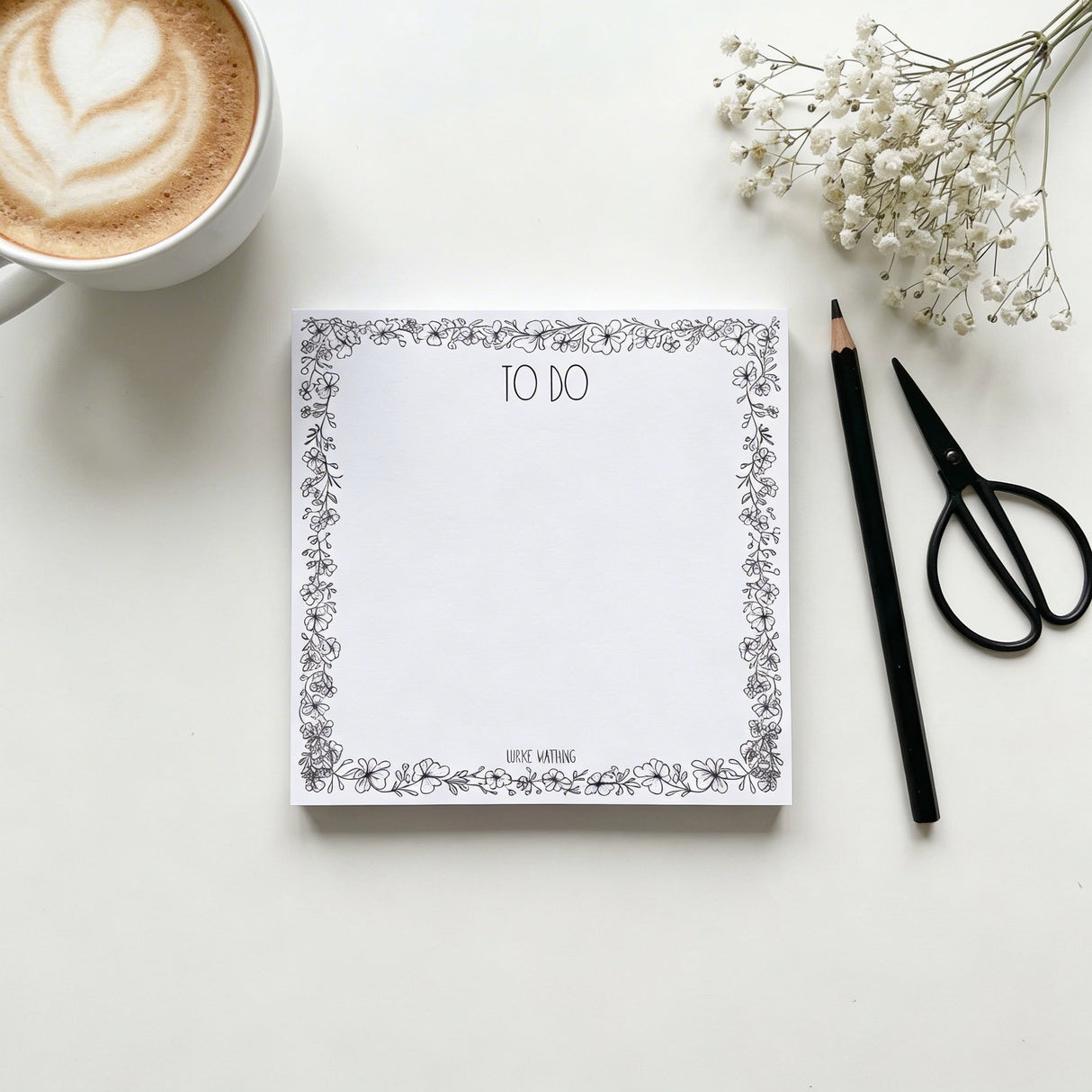 Notizblock / Notizzettel "to do" - 90 x 90 mm
