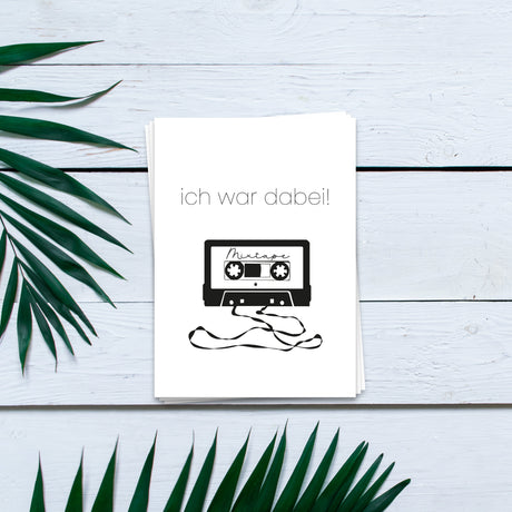 Mixtape - Postkarte