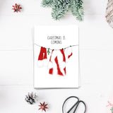 Christmas is coming - Weihnachtskarte