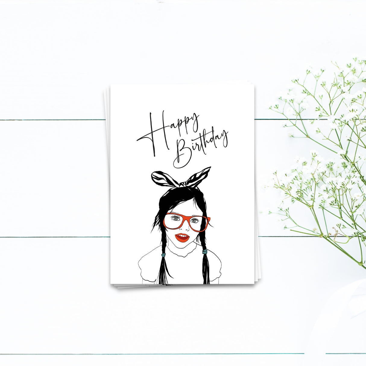 Geburtstags -  Postkarte