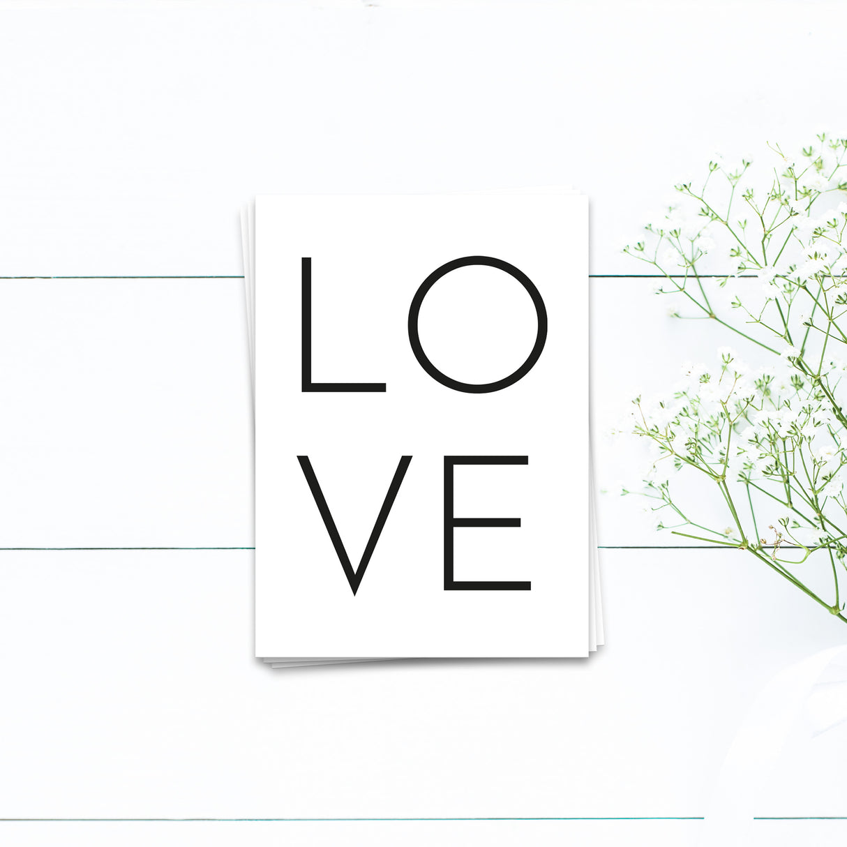 Love -  Postkarte