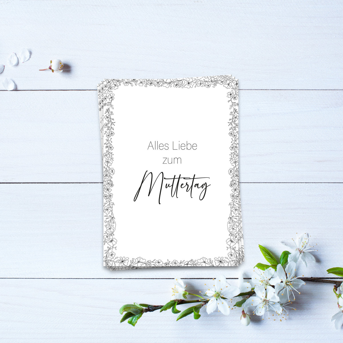 Alles Liebe zum Muttertag - Postkarte