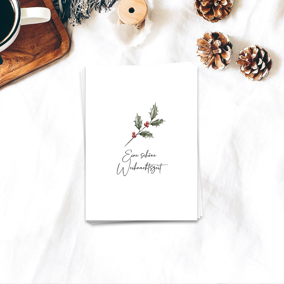 Eine schöne Weihnachtszeit - Weihnachtskarte
